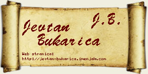 Jevtan Bukarica vizit kartica